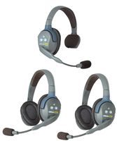 Eartec UL312 UltraLITE Full Duplex Wireless Intercom 2 Way Communication System for 3 Users - 1 ULSM Single-Ear Master Headset and 2-Pack of ULDR Dual Ear Remote Headsets