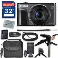 Canon PowerShot SX720 HS Digital Camera with Premium Accessory Kit (Black) Including Memory Card, Grip Flexible Table Tripod, HDMI Cable & More.