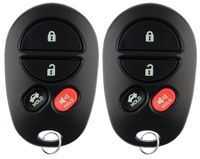KeylessOption Keyless Entry Remote Car Key Fob Replacement for GQ43VT20T (Pack of 2)