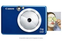 Canon Ivy CLIQ+ Instant Camera Printer, Mobile Photo Printer Via Bluetooth(R), Sapphire Blue