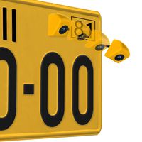 GOGO ROADLESS Rear View Camera High Definition Waterproof Wide Angle Car Backup Rear View Camera Yellow