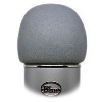 Professional Foam Windscreen for Blue Yeti - Covers Other Large Microphones, such as MXL, Audio Technica and Many More - Quality Sponge Material Makes This The Perfect Pop Filter for your Mic (Silver)