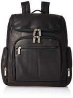 Royce Leather Executive 13" Laptop Backpack Bag Handcrafted in Colombian Leather, Black, One Size