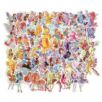 70Pcs Cartoon Winx Club Waterproof Stickers for Laptop Stickers Motorcycle Bicycle Skateboard Luggage Decal Graffiti Patches