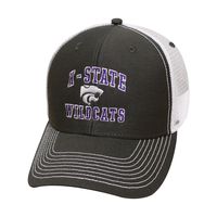 Ouray Sportswear NCAA Kansas State Wildcats Sideline Cap, Dark Grey/White