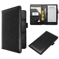 WALNEW Waitress Book Server Wallet Waiter Book Guest Check Pad Holder with Money Pocket Pen Holder for Restaurant Waitstuff Fits Server Apron