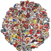 Cool Luggage Stickers 100 Pcs Pack Vinyl Waterproof Laptop Sticker Moto Skateboard Pad MacBook Car Snowboard Bicycle Decal