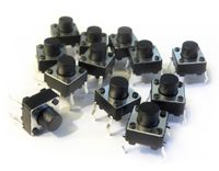 microtivity IM206 6x6x6mm Tact Switch (Pack of 12)