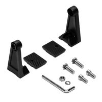 Side Mounting Bracket,Eyourlife Universal Work LED Light Bar Bracket Bar Side Mounting Bracket Rubber Pad Bracket For Jeep Truck