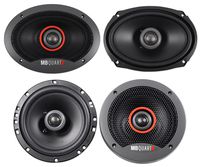 (2) MB QUART FKB169 6x9 300 Watt Car Speakers+(2) 6.5" 240 Watt Speakers