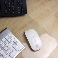 Desktex Crystal Clear PVC Desk Mat, 20" x 36"