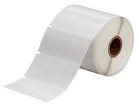 Brady THT-9-427-2.5-SC 1" Width x 1.437" Height, B-427 Self-Laminating Vinyl, Matte Finish White/Translucent Thermal Transfer Printable Label - 1" Core (2500 per Roll)