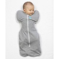 Love To Dream Swaddle UP, Gray, Small, 7-13 lbs., Dramatically better sleep, Allow baby to sleep in their preferred arms up position for self-soothing, snug fit calms startle reflex