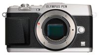 Olympus E-P5 16.1 MP Mirrorless Digital Camera with 3-Inch LCD- Body Only (Silver with Black Trim)