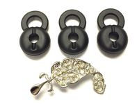3pcs Medium Replacement Eargels Buds Compatible with Aliph Jawbone ICON HD Mesh Rogue Suede Ace Thinker Denim Hero Catch Cashmere Wireless Headset Gels Buds Tips Earbuds Eartips