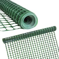 Houseables Snow Fence, Mesh Temporary Fencing, Plastic, Safety Garden Netting, Single, Green, 4 x 100' Feet, Above Ground Barrier, for Deer, Kids, Swimming Pool, Silt, Lawn, Rabbits, Poultry, Dogs