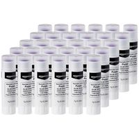 AmazonBasics Purple Washable School Glue Sticks, Dries Clear, 0.24-oz Stick, 30-Pack