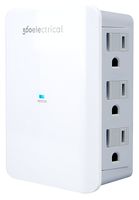 360 Electrical 360352 Sideline Protector, 6 Side Facing Outlets, 900 Joules of Surge Protection, White