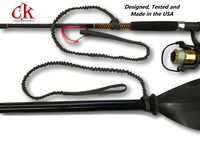 Paddle Leash and Rod Leash Set with 2 Leashes and 1 Carabiner. Built to Last, Made in The USA