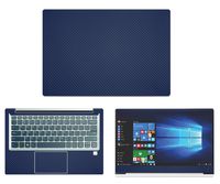 decalrus - Protective Decal for Lenovo IdeaPad 720S (14" Screen) Laptop Blue Carbon Fiber Skin case Cover wrap CFlenovoIdeapad720sBlue