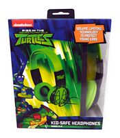 Teenage Mutant Ninja Turtle HP2-03265 Kids Safe Over-Ear Headphones with Volume Control, Full Range Stereo Sound, Cushioned Ear Pieces Deliver Crisp, Rich Sound, Green/Black