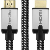 SecurOMax HDMI Cable (4K 60Hz, HDMI 2.0, 18Gbps) with Braided Cord, 6 Feet