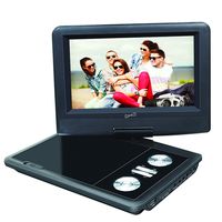 SuperSonic SC-178 Portable DVD Player 7" High Definition: USB and SD inputs with Built-in Lithium Ion Battery and Swivel Display