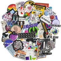 Science Stickers for Kids, Laptop Water Bottle Car Phone Vinyl Decal