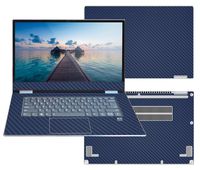 Decalrus - Protective Decal for Lenovo Yoga 720 (15.6" Screen) Laptop Blue Carbon Fiber Skin case Cover wrap CFlenovoYoga720_15Blue