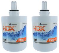 HDX FMS-1 Replacement Water Filter / Purifier for Samsung Refrigerators (2 Pack)