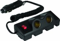 Bell Automotive 22-1-39026-8 Black 2-Outlet Power Strip