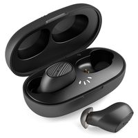 Diginex True Wireless Earbuds Bluetooth 5.0 Headphones in-Ear TWS Mini Headset for Sport Extra Bass Stereo Earphones HD Sound IPX6 Waterproof Noise Cancelling Mic 40 Hours Playtime Black
