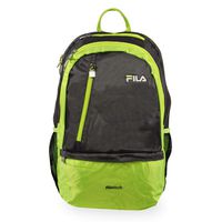 Fila Duel Tablet and Laptop Backpack School, Grey/Lime, One Size