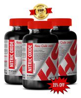 Nitric Oxide Increase Size and Length - Nitric Oxide L-ARGININE 2400MG - Boost Sexual Activity (3 Bottles)
