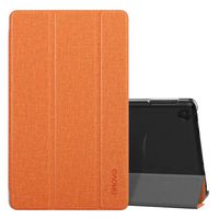 TiMOVO Case Fits All-New Fire 7 Tablet (9th Generation, 2019 Release), Lightweight Slim Tri-fold Stand Cover Translucent Case with Auto Wake/Sleep Fit Amazon Fire 7 Tablet - Orange