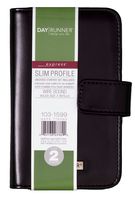 Day Runner Undated Windsor Refillable Planner, Black, 3 1/4" x 6 3/8" (103-1599)