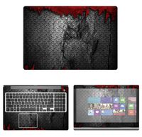 decalrus - Protective Decal Metal Skin Sticker for Dell Inspiron 15 i5570 / 5570 (15.6" Screen) case Cover wrap DEinspironi5570-112