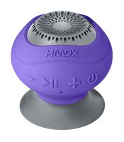 HMDX HX-P120PU HoMedics Neutron Wireless Suction Speaker Purple