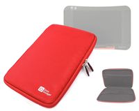 DURAGADGET Red Tough EVA 10" Protective Zip Case with Internal Elasticated Strap for Boogie Board Sync 9.7 eWriter