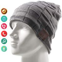 Bluetooth Hat Beanie with Bluetooth Wireless Earbuds Bluetooth Headset Headphone Music Audio Stereo Earphone Women Men Winter Cap Outdoor Sport Business Trucker Driver