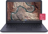 HP 14inch Touchscreen Chromebook AMD Dual-Core A4-9120 Processor, 4GB DDR4 Memory, 32GB eMMC Storage, AMD Radeon Graphics, Chrome OS-Gray(Renewed)