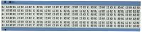Brady WM-82-PK Repositionable Vinyl Cloth (B-500), Black on White, Solid Numbers Wire Marker Card (25 Cards)