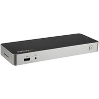 StarTech.com USB C Dock - 60W PD - 4K Dual-Monitor Laptop Docking Station - DP & HDMI - SD Card Reader - Mac & Windows (DK30CHDDPPD)