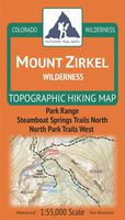 Outdoor Trail Maps Mount Zirkel Wilderness - Colorado Topographic Hiking Map (2019)