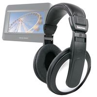 DURAGADGET Lightweight & Supreme Comfort Over-Ear Headphones - Compatible with Nextbase Click & Go Click 7 Lite Duo Twin Screen Portable DVD Player