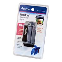 Aqueon 100106154 Acrylic Aquarium Algae Cleaning Magnet, Acrylic Mini Bow,Black
