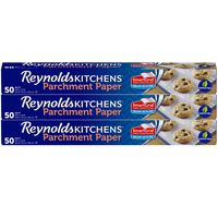 Reynolds Kitchens Parchment Paper Roll with SmartGrid - 3 Boxes of 50 Square Feet (150 Sq. Ft Total)