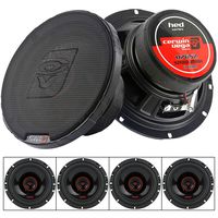 4 Pack Cerwin Vega 6.5" 2-Way Coaxial Speakers 320 Watts Max HED Series 2 Boxes