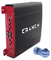 Crunch PX-1000.4 1000 Watt 4-Channel Car Audio Amplifier Amp PX1000.4+RCA Cable