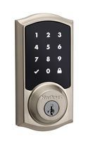 Kwikset 99160-002  916 Z-Wave SmartCode Touchscreen Electronic Deadbolt, Featuring SmartKey in Satin Nickel, Works with Alexa via SmartThings, Wink, or Iris